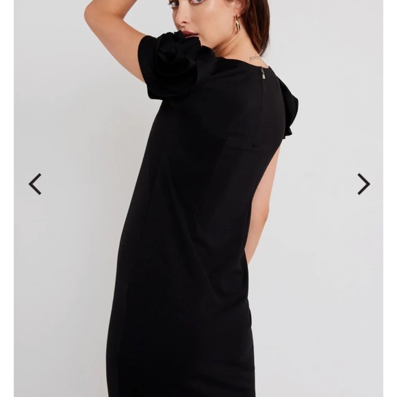 NWT lPIETRO BRUNELLI CAPRI DESIGNER BLACK MATERNITY DRESS - SIZE L - Picture 5 of 13